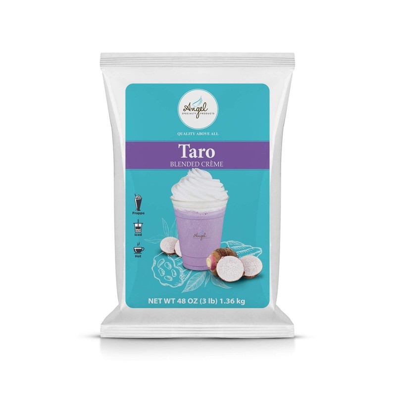 Taro Blended Crème Mix by Angel Specialty Products [3 LB]