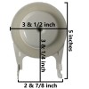 NUFLUSH 3.5 inch hardbody Flapper Valve silicone seal for toilets