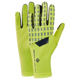 Ronhill Running, Afterhours Glove, FlYel/Charcoal/Rflct, M