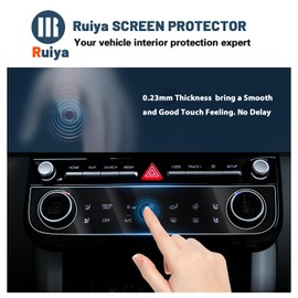 Ruiya 2025 Tucson Screen Protector for 2025 Hyundai Tucson/Santa Cruz Air Conditioner,for Hyundai Tucson 2025 Accessories 2PCS Plastic Nano Films Compatible with 2025 Hyundai Tucson/Santa Cruz