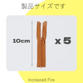 Small Doll Clothes Zippers 5 Pieces 3.9 inches (10 cm) Open Zipper Doll Clothes Accessories DIY Craft Accessories 4