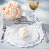60PCS Lace Paper Doilies - Assorted White Paper Doilies Rectangular