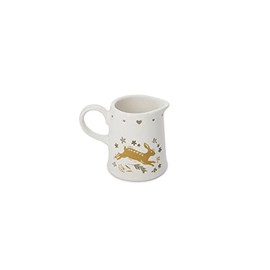 Cooksmart British Designed 1 Pint Milk Jug | Ceramic Milk Jug for All Type of Kitchens | Traditional Ceramic Jug for Milk or Cream - Woodland