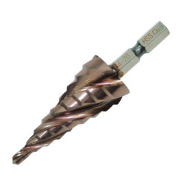 DIA-T Speed Step Drill for Professionals, 0.25 inch (6.35 mm) Hex Shaft, 9 Steps