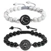 coai Partner Bracelets with Charm, Base Metal, black
