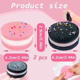 Oneroomone 2 Stück Keks Squeeze Toy, Squeeze Toy Für Stressabbau, Stress Relieving Toys, Keks-Stressabbau-Spielzeug, Stressabbau Spielzeug Stressball
