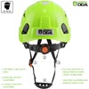 GREEN DEVIL Forestry Chainsaw Safety Helmet with Bluetooth Ear Muffs