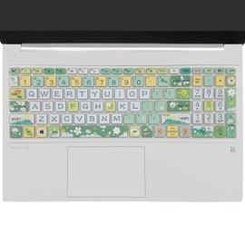 Sanfulin Keyboard Cover for 15.6 HP Laptop 15-fc 15-fd 15t-fd 15z-fc Series, HP Pavilion 15-eg 15t-eg 15-eh 15-er, 17z-ca 17-cn 17-cp 17z-cp Series, Spring Flowers