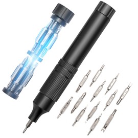 24-in-1 Small Screwdriver Set, Mini Magnetic Screwdriver Set, Multi Bit Precision Screwdriver Sets Repair Tool Kit For Eyeglass, Jewelry, Watch, Computer, Cameras, Electronics, Phone (Grey)