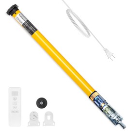 Smart WiFi Blinds Motor for 1.5"/38mm Tubes, Alexa & Google Home Compatible, App/Timer Control, Zebra/Roman/Roller Blinds, No Hub Required, 30dB Quiet, 110-240V AC, DIY Install