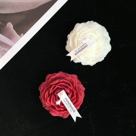 107.6°F 4 Pcs Low Temperature Candles Blue Red White Pink Rose Flower Shaped Scented Candles Adult Low Heat Body Safe Candles Wax Play for Couples Date Night