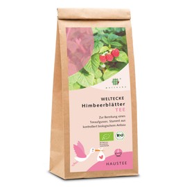 Weltecke Organic Raspberry Leaf Tea Loose 80 g | Natural Pregnancy Tea | Controlled & Made in Germany | Gently Dried | Vegan & No Artificial Flavours