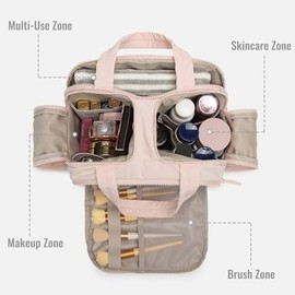 Travel Makeup Organizer, Compact Lightweight Accessory for Travel and Daily Use - Joyway