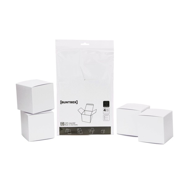 Buntbox Medium Cube Box, 4X Colour Cube M Set -