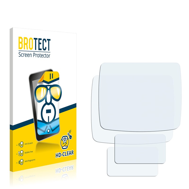 2x Brotect Anti-Fingerprint HD Clear Screen Protector for Nikon D80