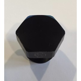 Fasster X327 -4AN End Plug / 4 AN Hose End Fitting -4 BLACK / AN flare