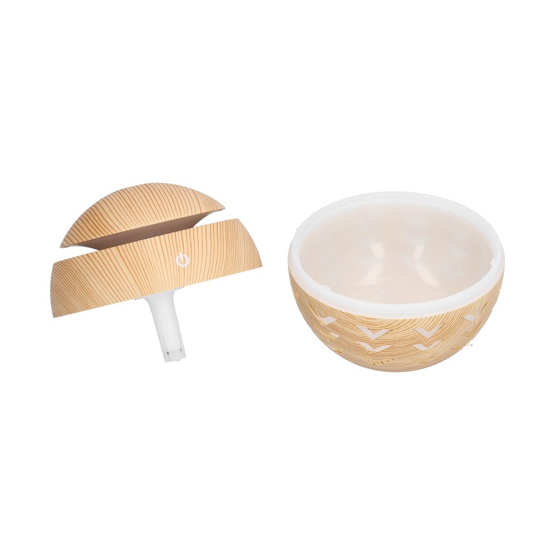130ml Air Humidifier USB Aromatherapy Wood Grain Humidifier with 7