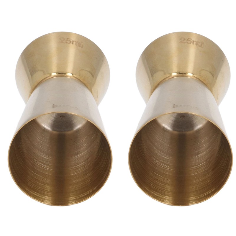 Double Head Cocktail Jigger Stainless Steel Gold Wine Jigger Bar