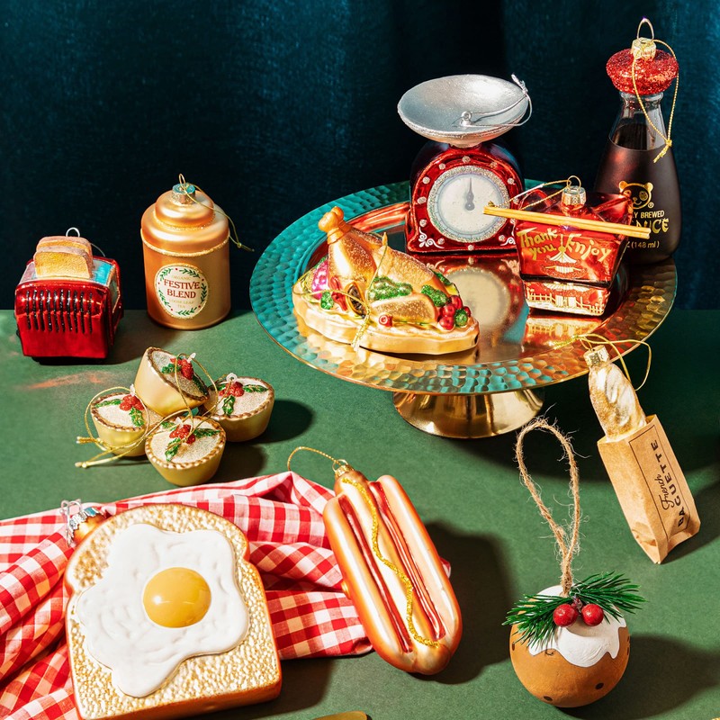 Sass & Belle Mini Mince Pie Shaped Bauble - Set