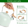 Foedo Tea Kettle Stovetop, 2.6 Quart cute teapot,loud whistle kettle,