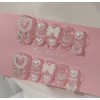 Transparent Pearl Handmade Nail Tips Clear Ice Nail Tips -