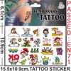 Toy Story Temporary Tattoos,8 Sheets 200+ Patterns Temporary Waterproof Removable,