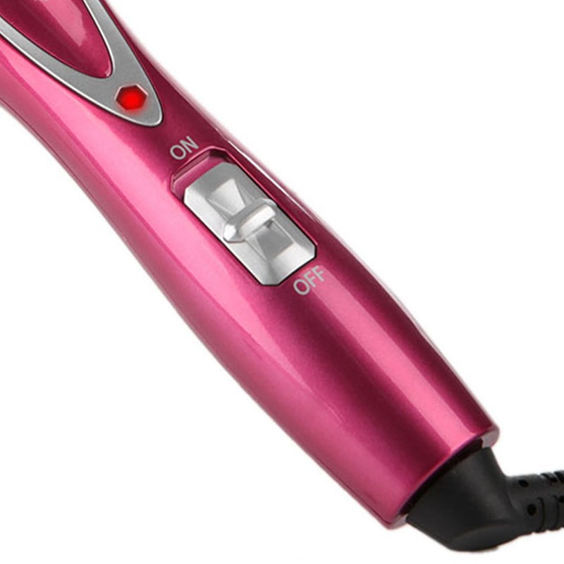 Electric Folding Hair Curler Comb Brush Portable Hair Dressing Beauty