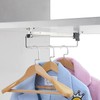 Autuwintor Pull-Out Closet Garment Valet Rod 10-Inches with Screws Telescopic