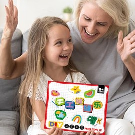 Needlepoint Kits for Beginners,Puzzle Embroidery Kits & Craft Sewing Kit - Educational Hand Crafts Needlepoint Kits for Christmas Birthday New Year