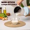 LISOS 2.5 Quart Non-stick Ceramic Sauce Pan with Lid, Small