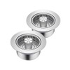 TopHomer 2 Pack Kitchen Sink Strainer and Stopper 4.33 *