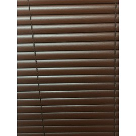 PVC Venetian Blind Blinds Easy Fit Curtains Trimmable Fittings Windows Treatment Shutters Twist Open Close Pay only 1 Flat shipping £3.99 for multiple buying (Walnut 135 W x 150 L)