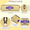 Pencil Case,Funny Butter Sticks Pencil Pouch,Large Capacity Pencil Box Secondary