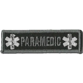 Gadsden and Culpeper Paramedic Tactical Morale Patches - Black