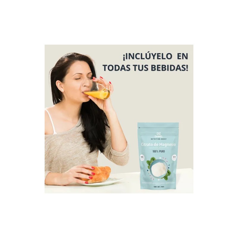 Citrato De Magnesio Dnc SportPro En Polvo 1kg Grado Alimenticio