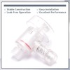 A10-3050 1/2" MPT RV Check Valve/Vacuum Breaker Camper Trailer Flusher