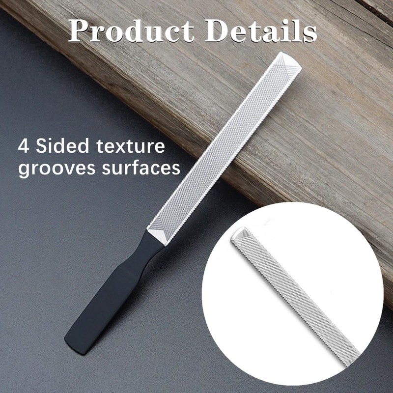 2 PCS Toe Nail Files for Thick Nails Robust Stainless