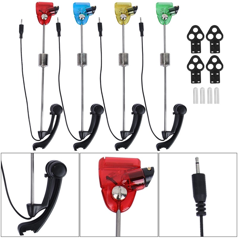 LED Illuminated Indicator Fishing Bite Sound Alarm Fishing Tackle Boxes
