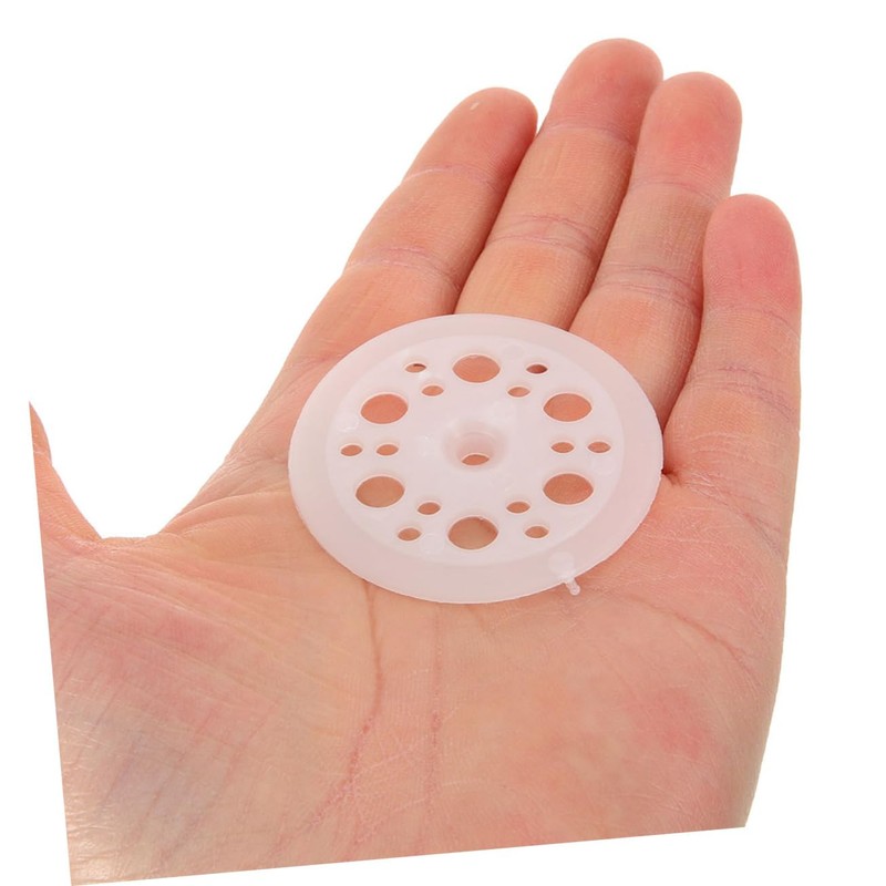 NOLITOY Stainless Plastic Washers 200pcs Set Keyhole Flat for Insulation