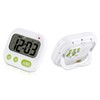 Music/Vibration Digital LCD Alarm Clock Electronic Kitchen Timer with Backlight