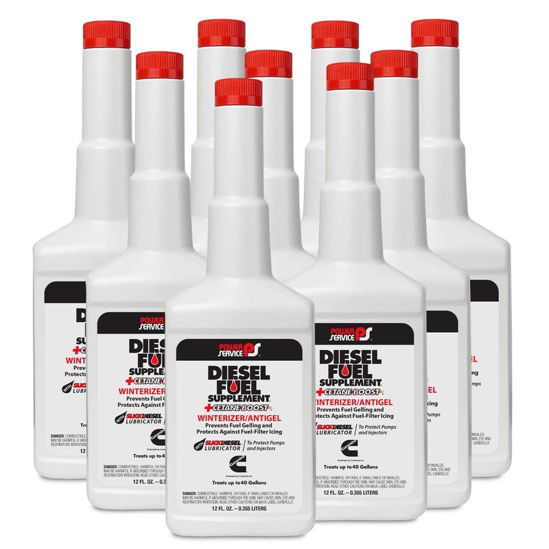 Power Service Diesel Fuel Supplement +Cetane Boost - 12 Ounce