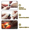 SUZEYAR 10 Pack Small Spotlight Battery Operated LED Lights, Warm