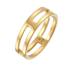 Kuzzoi Solid Men's Ring (6 mm) Puristic Design Band Ring for Men Made of 925 Sterling Silver Gold-Plated Silver Ring Men's Polished Ring Golden Modern Solid Ring Size 60-66 0605612421, Sterling Silver