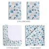 Beatrice Home Fashions Coastal Print Microfiber Sheet Set, Soft, Comfy,