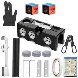 11-in-1 Billiards Stick Repair Tool Kit，Pool Cue Tips & Snooker Accessories
