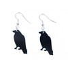 Crow Raven Earrings Miniblings Bird Earrings Acrylic Birds
