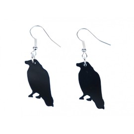 Crow Raven Earrings Miniblings Bird Earrings Acrylic Birds
