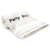 Towels with Attitude Party Boy Embroid Towel