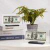 NiHome Double-Sided Clear Acrylic Dollar Bill Frame for Home, Office,