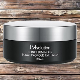 JM Solution Eye Area Wrinkle Recovery, Honey Glow Royal Propolis Eye Patch Black, 1 pack of 60 / 제이엠솔루션 눈가 주름 눈가 회복 꿀광 로얄 프로폴리스 아이패치 블랙 1개 60개입